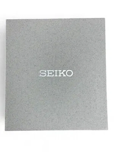 Pre-owned Seiko 5 Sports Field Gmt Sports Style Sbsc009 Men's Wrist Watch Silver White