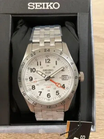 Pre-owned Seiko 5 Sports Field Sports Gmt Sbsc009 Automatic Men's Watch Limited Fast