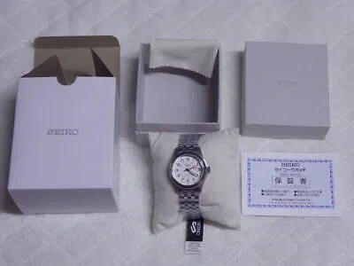 Pre-owned Seiko 5 Sports Field Sports Gmt [sbsc009] Automatic Men's Watch Limited Silver