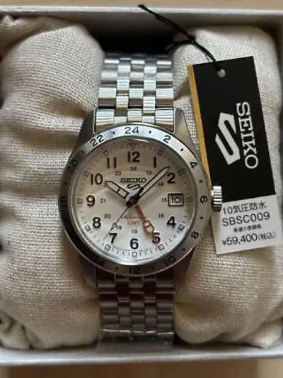 Pre-owned Seiko 5 Sports Field Sports Gmt Sbsc009 Automatic Men's Watch Limited