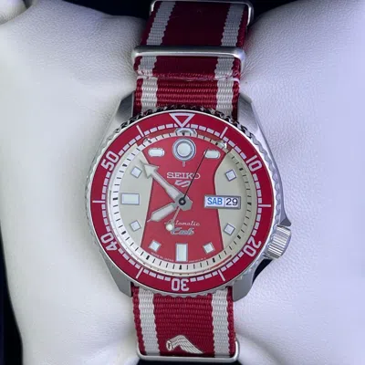 Pre-owned Seiko 5 Sports Honda 50 Super Cub Limited Edition Of 500 - Skx Style - Srpl23
