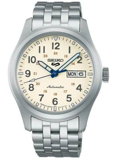 Pre-owned Seiko 5 Sports Laurel Limited Edition 110th Anniversary Men's Watch Srpk41k1