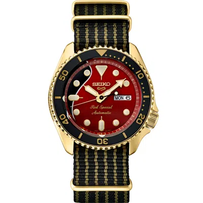 Pre-owned Seiko 5 Sports Men's Brian May Watch Limited Ed- Srph80 Authorized Dealer