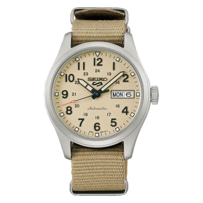 Pre-owned Seiko 5 Sports " Mid Field" Automatic Mechanical Watch Srpj83k1 / Sbsa199 Usus