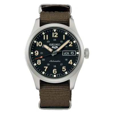 Pre-owned Seiko 5 Sports " Mid Field" Automatic Mechanical Watch Srpj85k1 Usus