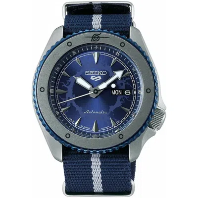 Pre-owned Seiko 5 Sports Naruto & Boruto Limited Model Sasuke Sbsa091