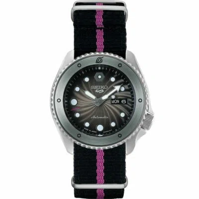 Pre-owned Seiko 5 Sports Naruto Boruto Limited Edition Watch Sbsa087