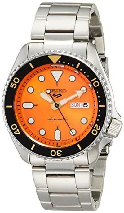 Pre-owned Seiko 5 Sports Sbsa009 Mechanical Automatic Men's Watch Silver Srpd59k1