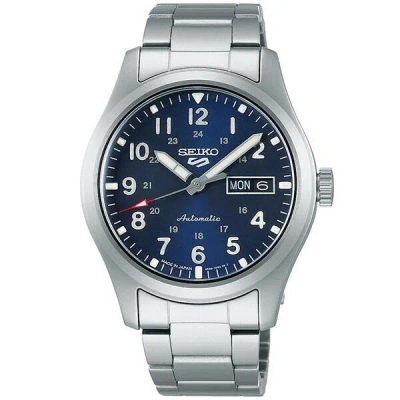 Pre-owned Seiko 5 Sports Sbsa113 Mechanical Automatic Field Srpg29k1 Watch Navy 39.4mm