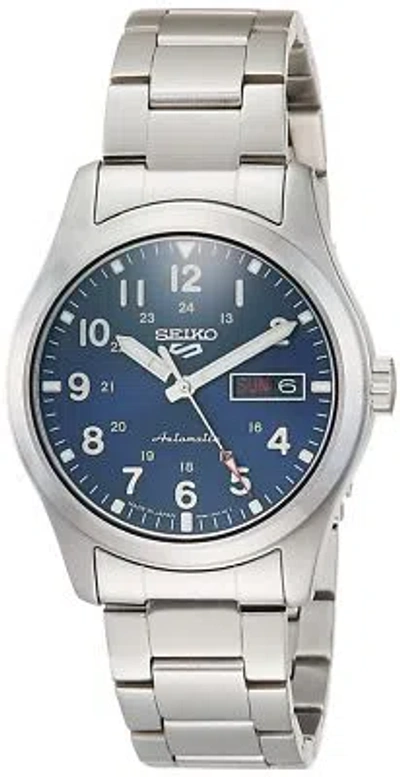 Pre-owned Seiko 5 Sports Sbsa113 Mechanical Automatic Men's Watch Stainless Steel Silver
