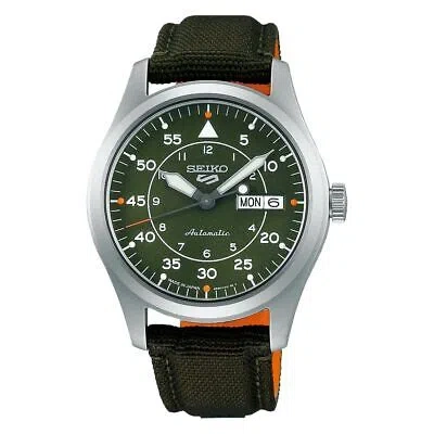 Pre-owned Seiko 5 Sports Sbsa141 Mechanical Automatic Street Style Watch Nylon Band Men's