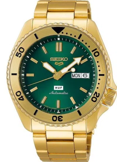 Pre-owned Seiko 5 Sports Sbsa164 Men's Watch Huf Collaboration Limited Edition Model