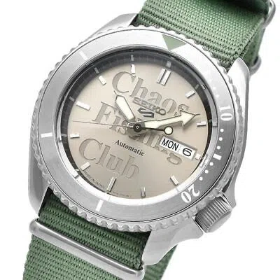 Pre-owned Seiko 5 Sports Sbsa169 Chaos Fishing Club Collaboration Limited Watch Skx Sense