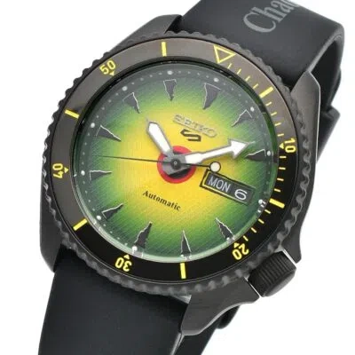 Pre-owned Seiko 5 Sports Sbsa171 Chaos Fishing Club Collaboration Limited Watch Skx Sense