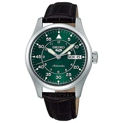 Pre-owned Seiko 5 Sports Sbsa203 Mechanical Automatic Field Sports Style Watch Green Dial
