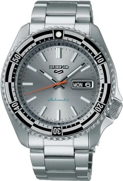 Pre-owned Seiko 5 Sports Sbsa217 Limited Retro Color Diver Automatic Mechanical Watch Men