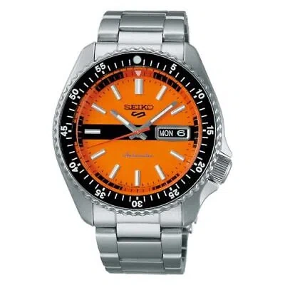 Pre-owned Seiko 5 Sports Sbsa219 Retro Color Collection Special Edition Automatic Watch