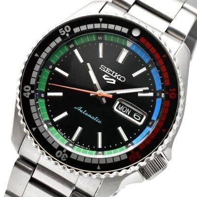 Pre-owned Seiko 5 Sports Sbsa221 Retro Color Limited Automatic Mechanical Diver Watch