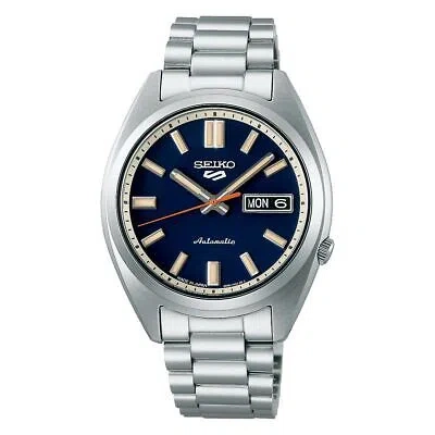 Pre-owned Seiko 5 Sports Sbsa253 Blue Dial Snxs Automatic Mechanical Men Watch Japan