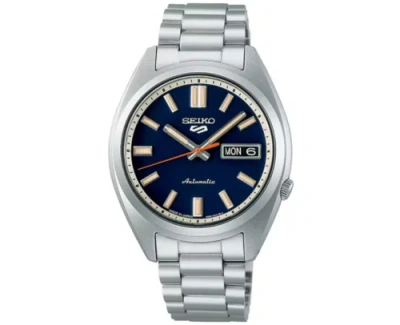 Pre-owned Seiko 5 Sports Sbsa253 Sports Style Snxs Series Mechanical Metal Band Men
