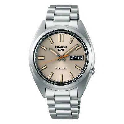 Pre-owned Seiko 5 Sports Sbsa257 Ivory Dial Snxs Automatic Mechanical Men Watch Japan