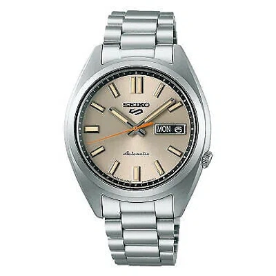 Pre-owned Seiko 5 Sports Sbsa257 Ivory Snxs Automatic Mechanical Men's Watch In Box