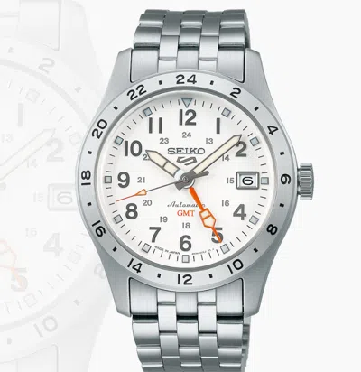 Pre-owned Seiko 5 Sports Sbsc009 Field Gmt Men's Watch Date In Box Fedex Only