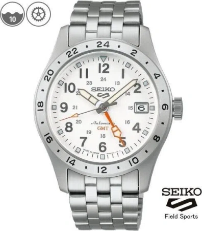 Pre-owned Seiko 5 Sports Sbsc009 Field Gmt Sports Style Automatic Mens Watch Japan Limited