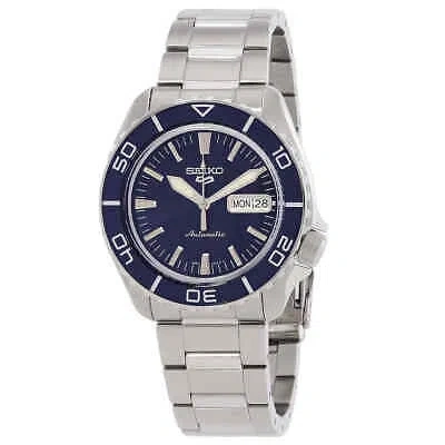 Pre-owned Seiko 5 Sports Skx Automatic Blue Dial Men's Watch Srpk97k1