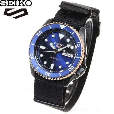 Pre-owned Seiko 5 Sports Skx Sports Sbsa098 Blue Mechanical Men's Watch In Box