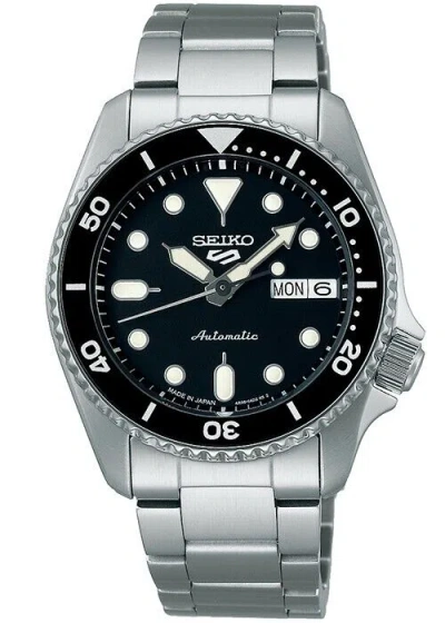 Pre-owned Seiko 5 Sports Skx Sports Style 38mm Sbsa225 Men's Watch Mechanical Black 2023