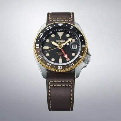 Pre-owned Seiko 5 Sports Skx Sports Style Gmt Model Sbsc020 Automatic Made In Japan Pls