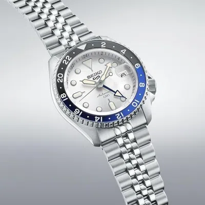 Pre-owned Seiko 5 Sports Skx Sports Style Gmt Sbsc017 Automatic Made In Japan Pls Pls