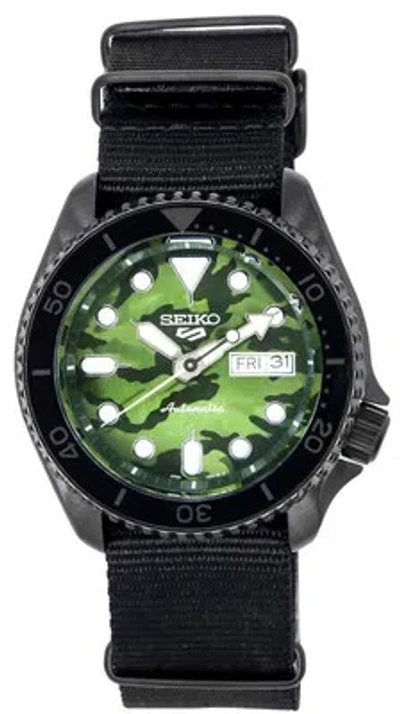 Pre-owned Seiko 5 Sports Skx Street Style Automatic Sport's Srpj37k1 Men's Watch
