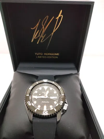 Pre-owned Seiko 5 Sports Skx Street Style Yuto Horigome Limited Sbsa175 Watch Camo F/s