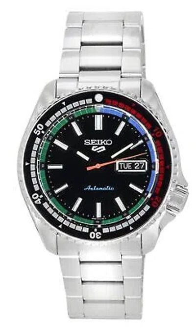 Pre-owned Seiko 5 Sports Skx Style The Regatta Timer Special Edi. Srpk13k1 Mens Watch