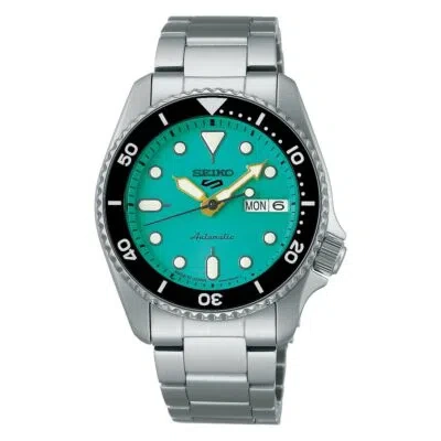 Pre-owned Seiko 5 Sports Skx Style Sbsa229 Mechanical Men's Watch Green W/box - Fedex