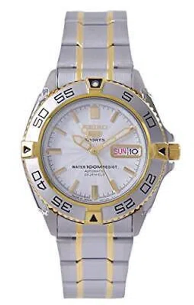 Pre-owned Seiko 5 Sports Snzb24j1 Men's Watch Oversea Model Stainless Steel From Japan