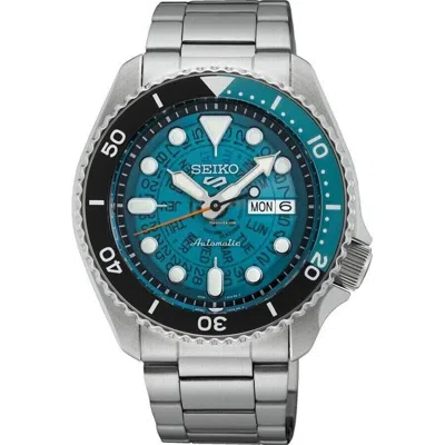 Pre-owned Seiko 5 Sports Sonar Skeleton Dial Watch Srpj45k1 (fedex 2 Day)