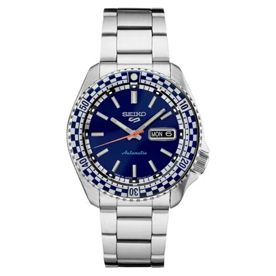 Pre-owned Seiko 5 Sports Special Edition 10 Bar Automatic Men's Watch (blue)