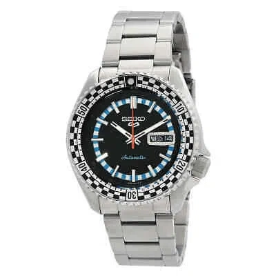 Pre-owned Seiko 5 Sports Special Edition Automatic Black Dial Men's Watch Srpk67k1