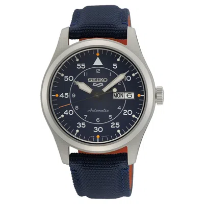 Pre-owned Seiko 5 Sports Srph31 Automatic Water Resistant 39.4mm Blue Dial Men's Watch