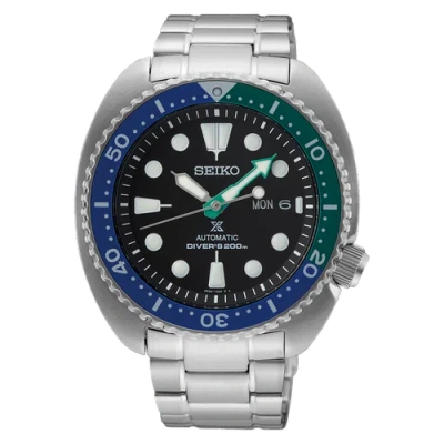 Pre-owned Seiko 5 Sports Srpj35k1 Prospex Turtle Special Edition Tropical Lagoon Automatic
