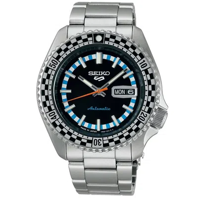 Pre-owned Seiko 5 Sports Srpk67k1 Automatic Matte Black Dial Men's Watch Special Edition
