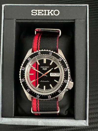 Pre-owned Seiko 5 Sports Srpk71 Japan Vintage Race Cars Srpk71-new