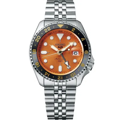 Pre-owned Seiko 5 Sports Ssk005kc Skx Sports Style Gmt Mechanical Automatic Watch Men