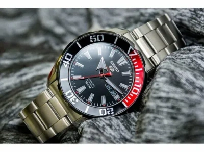 Pre-owned Seiko 5 Sports Stainless Steel Automatic Men's Watch Srpc57k1 Us4