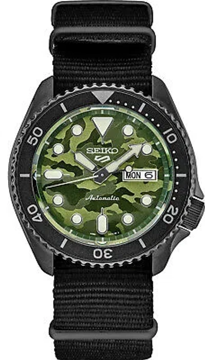 Pre-owned Seiko 5 Sports Yuto Horigome Limited Edition Watch Srpj37