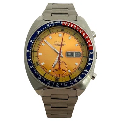 Pre-owned Seiko 6130 0040 Aka The "pogue".. Chronograph, Unusual Dial And Bezel, 1974. In Multi