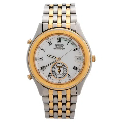 Pre-owned Seiko 6m25 6050 '1992 Olympics Barcelona'. 1/10 Chronograph Retrograde... In Multi